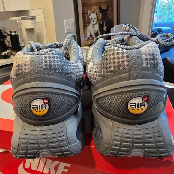 2025 Nike Mens Air Max DN Cool Grey/Metallic Silver/Iron Grey/Photon Dust SZ 10 - Picture 7 of 15